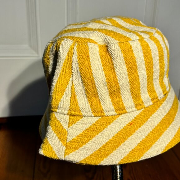 Gap Yellow Striped Bucket - Picture 2 of 3